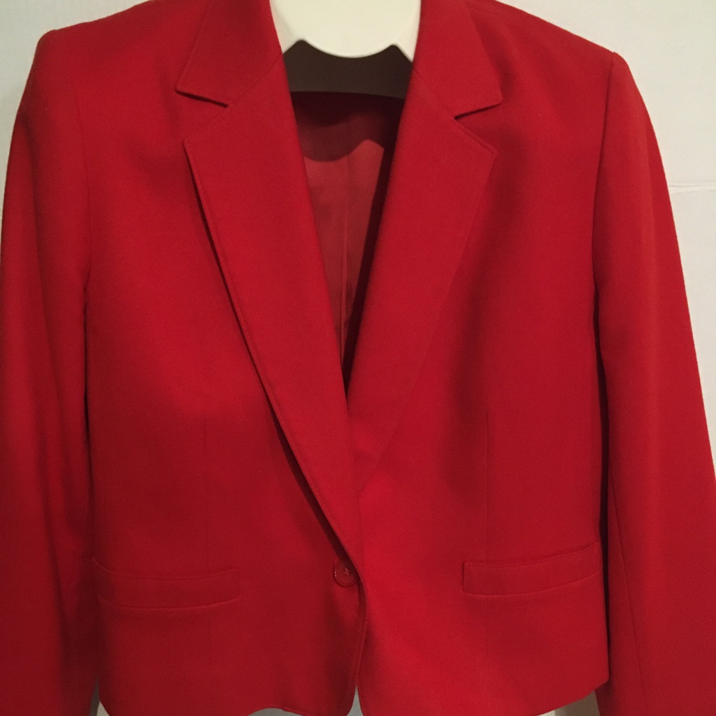 Pendleton Red Wool Blazer Jacket